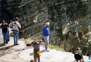 Steve at the Cliffs, 1992